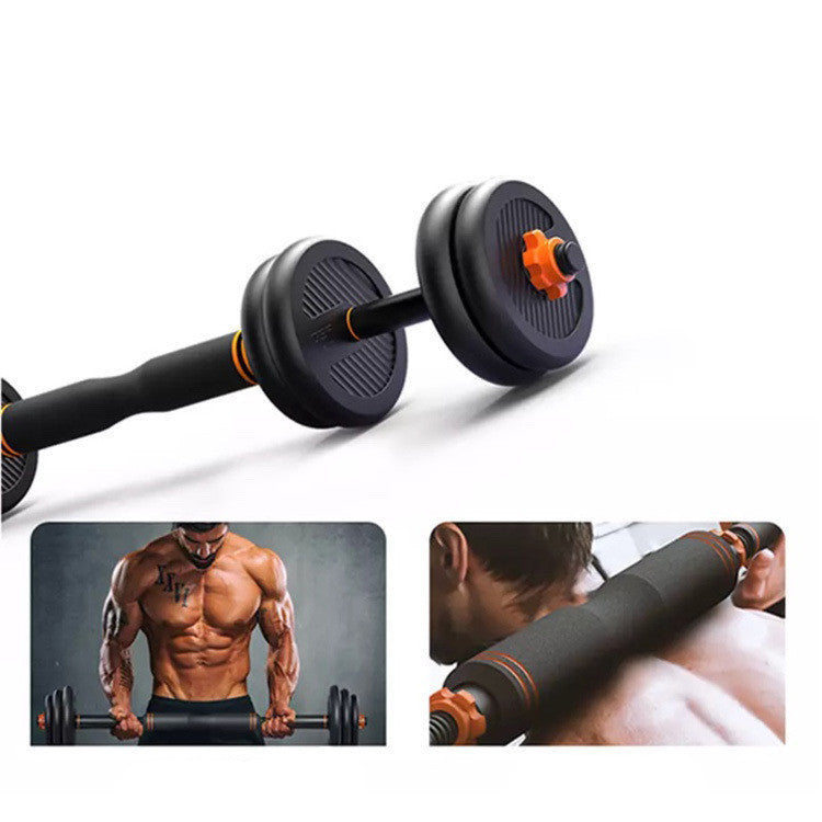 Men's Fitness Equipment Rubberized Dumbbell