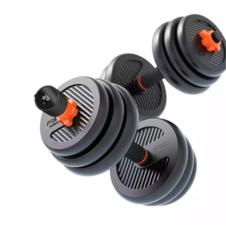 Men's Fitness Equipment Rubberized Dumbbell