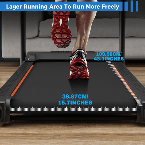 Folding Treadmill Motorized Running Jogging Machine