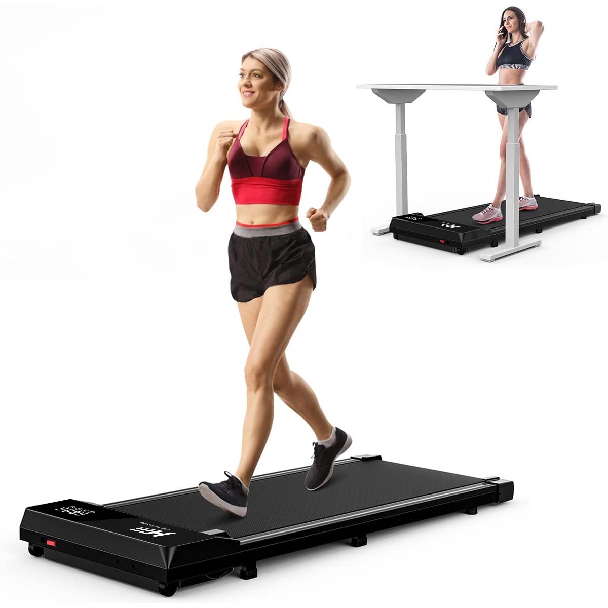 Lightweight Flatbed Treadmill With Remote Control