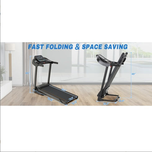 Folding Treadmill Motorized Running Jogging Machine