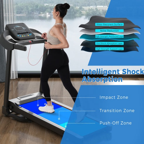 Folding Treadmill Motorized Running Jogging Machine